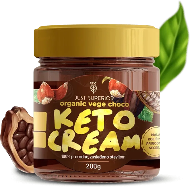 Keto vege krem sa stevijom (organski proizvod) 200 g Just superio