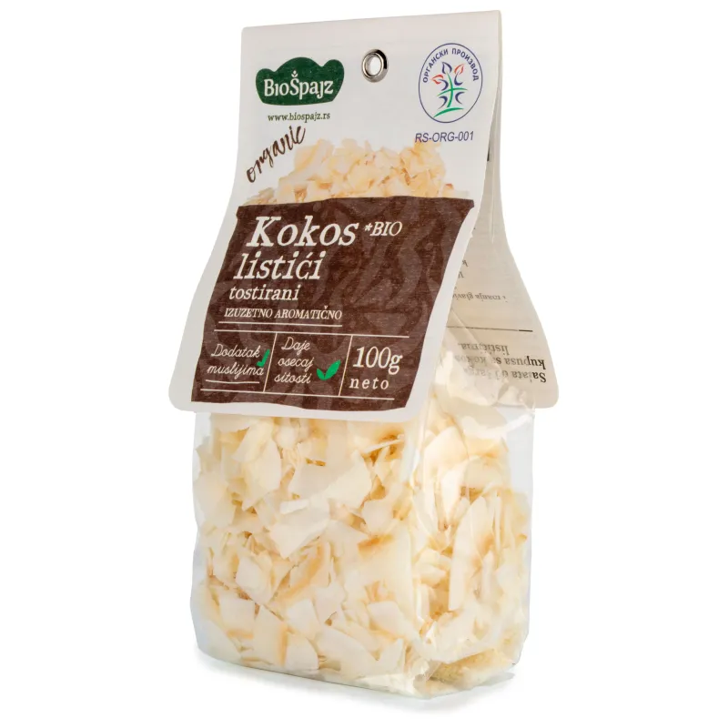 Kokos listići (organski proizvod) 100 g Bio Špajz