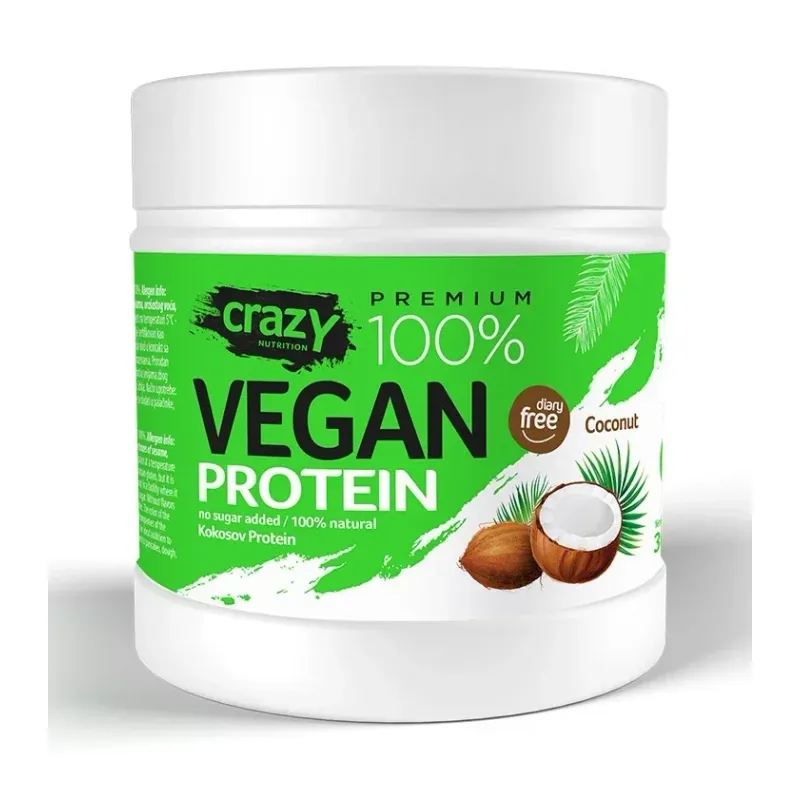 Kokosov protein Vegan 300 g Crazy Nutrition
