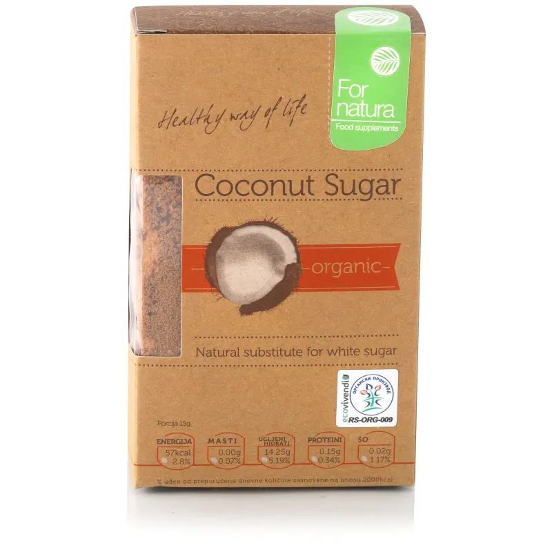 Kokosov šećer (organski poizvod) 250 g For Natura
