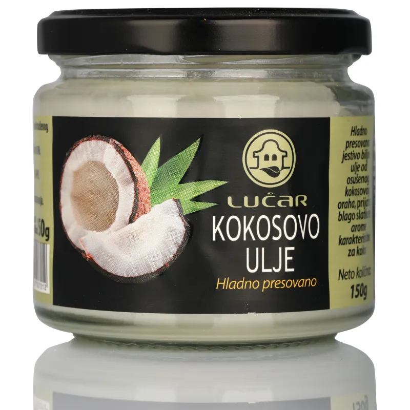 Kokosovo hladno ceđeno nerafinisano ulje 150 g Lučar