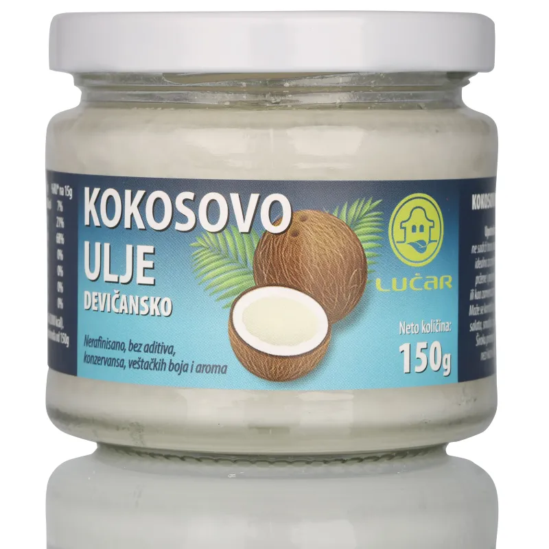 Kokosovo nerafinisano devičansko ulje 150 g Lučar