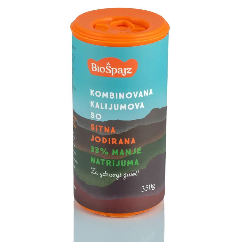Kombinovana kalijumova sitna jodirana so 350 g Bio Špajz