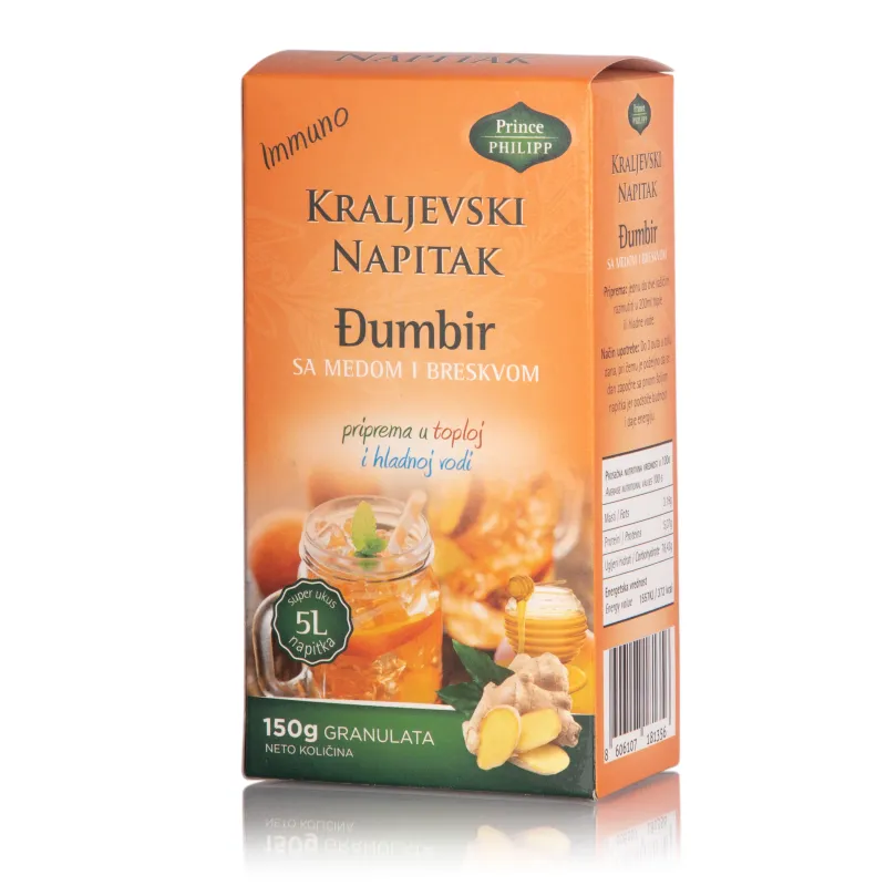 Kraljevski napitak sa đumbirom, medom i breskvom 150 g Prince Philipp