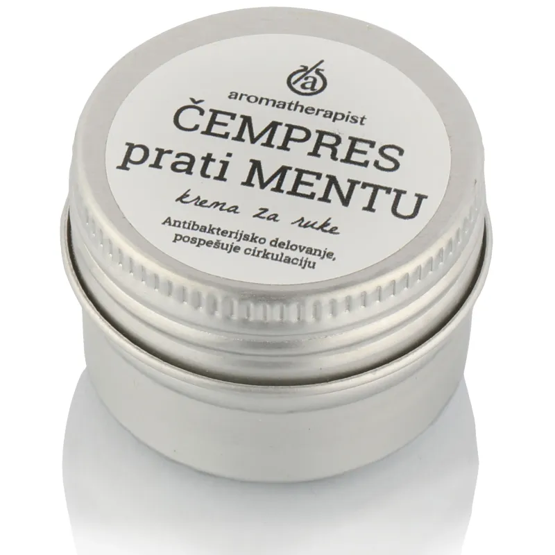 Krema za ruke ČEMPRES prati MENTU 30 ml Aromatherapist
