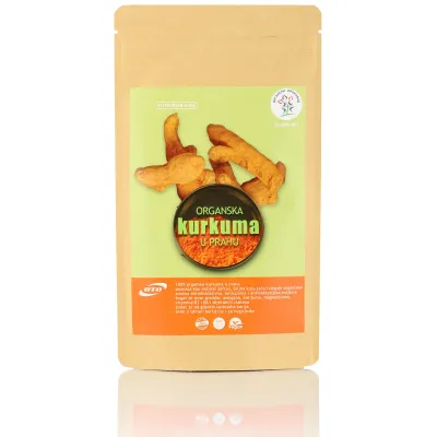 Kurkuma u prahu (organski proizvod) 100 g Superhrana