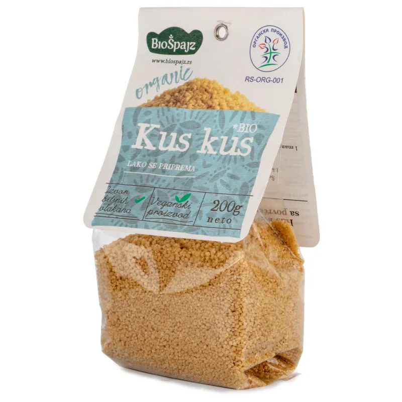 Kus kus (organski proizvod) 200 g Bio Špajz