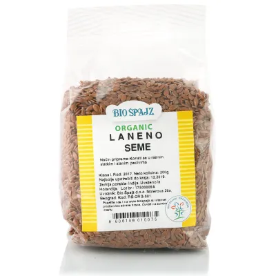 Laneno seme (organski proizvod) 200 g Bio Špajz