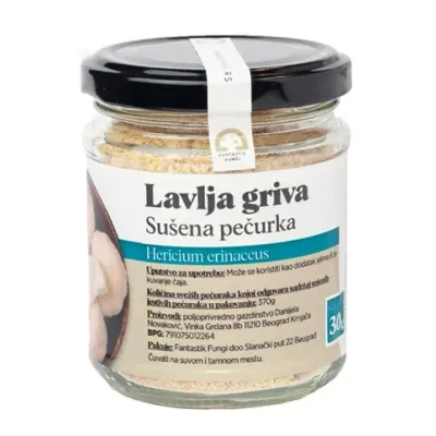 Lavlja griva u prahu 50 g Fantastik Fungi
