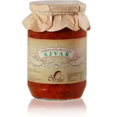 Leskovački mleveni ajvar 700 g Strela 