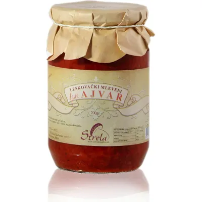 Leskovački mleveni ajvar - ljuti 700 g Strela