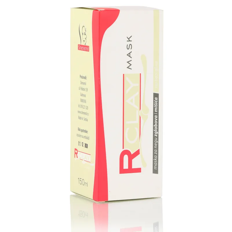 Maska od gline za negu zglobova i mišića 150 ml Shenemil