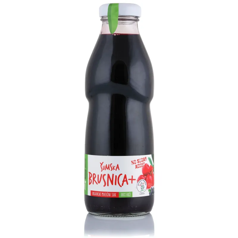 Matični sok od šumske brusnice (organski proizvod) 500 ml Nisha