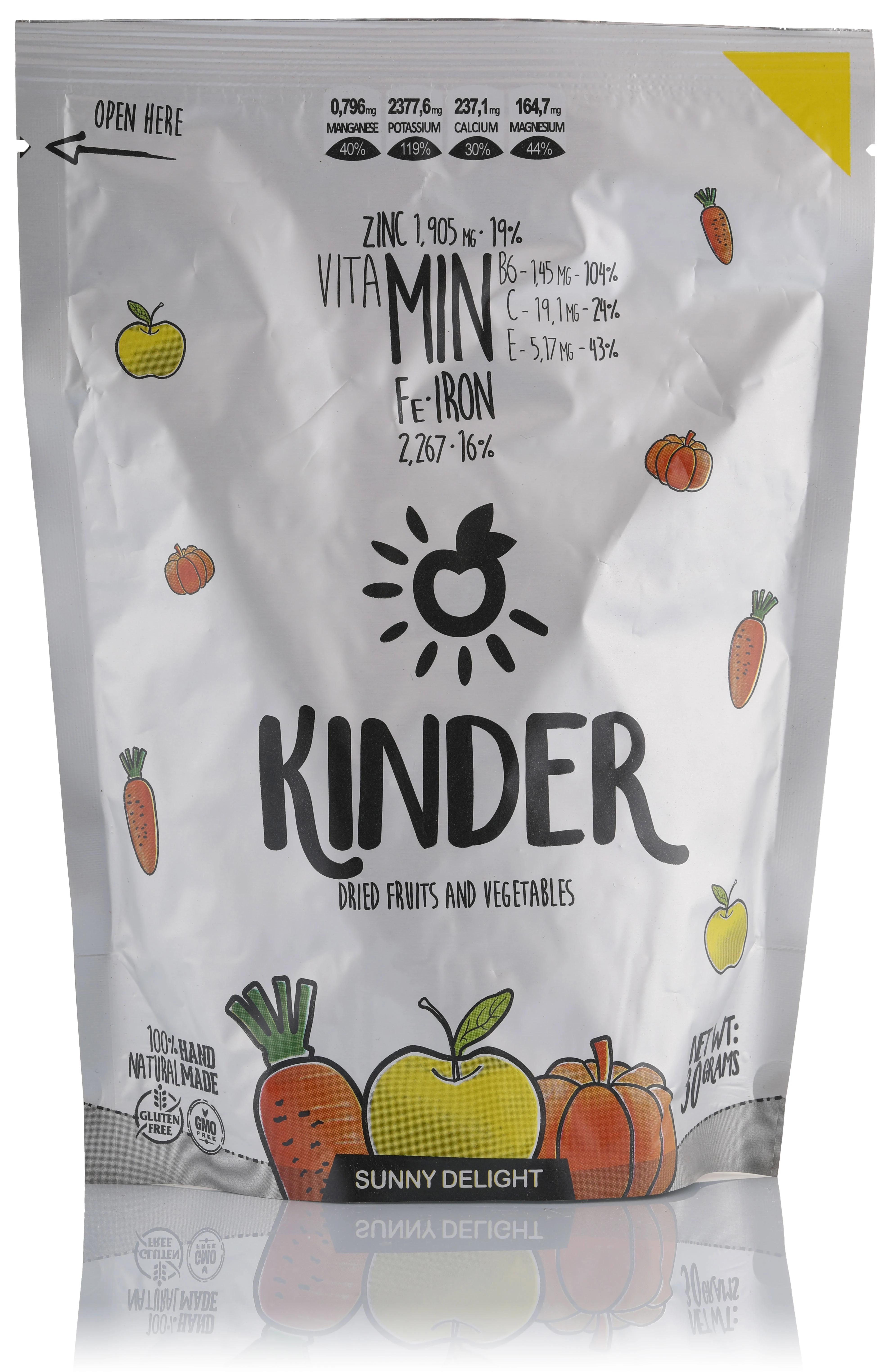 Mešavina sušenog povrća i voća Kinder 30 g Sunny Delight