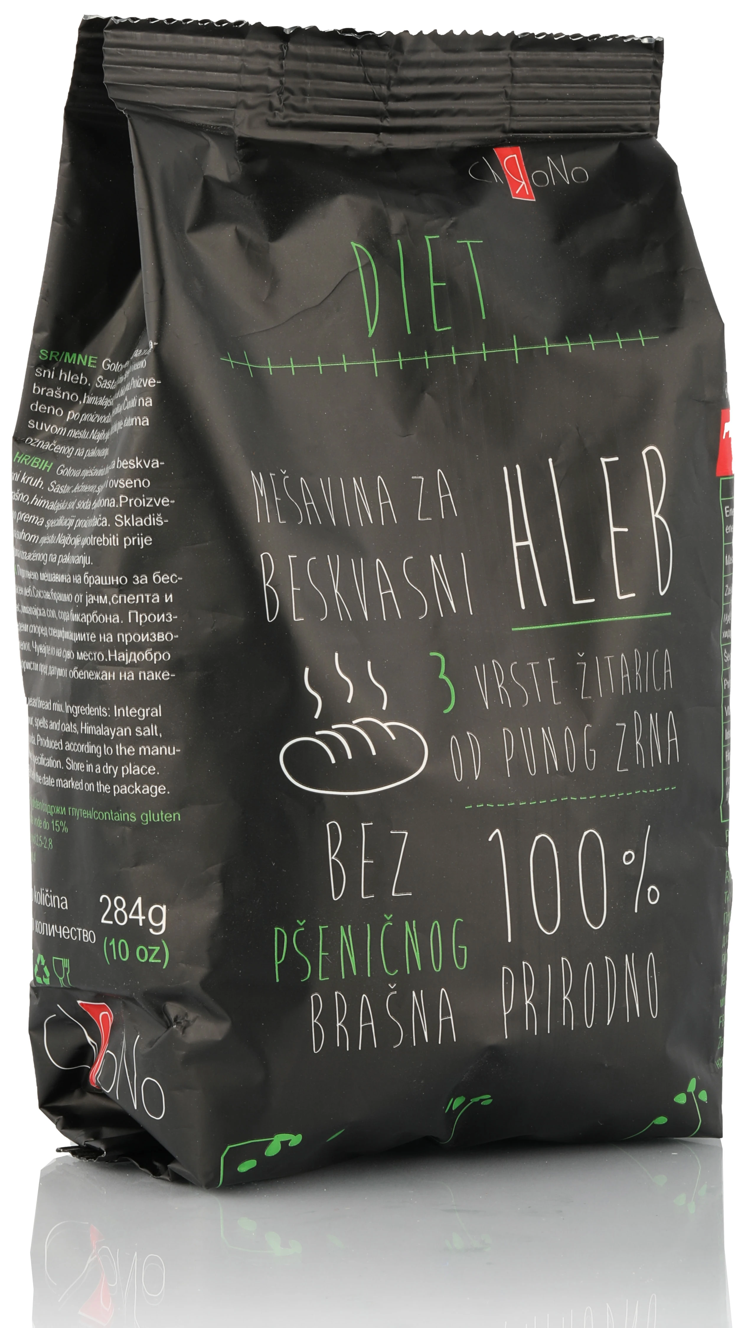 Mešavina za beskvasni hleb Diet 284 g