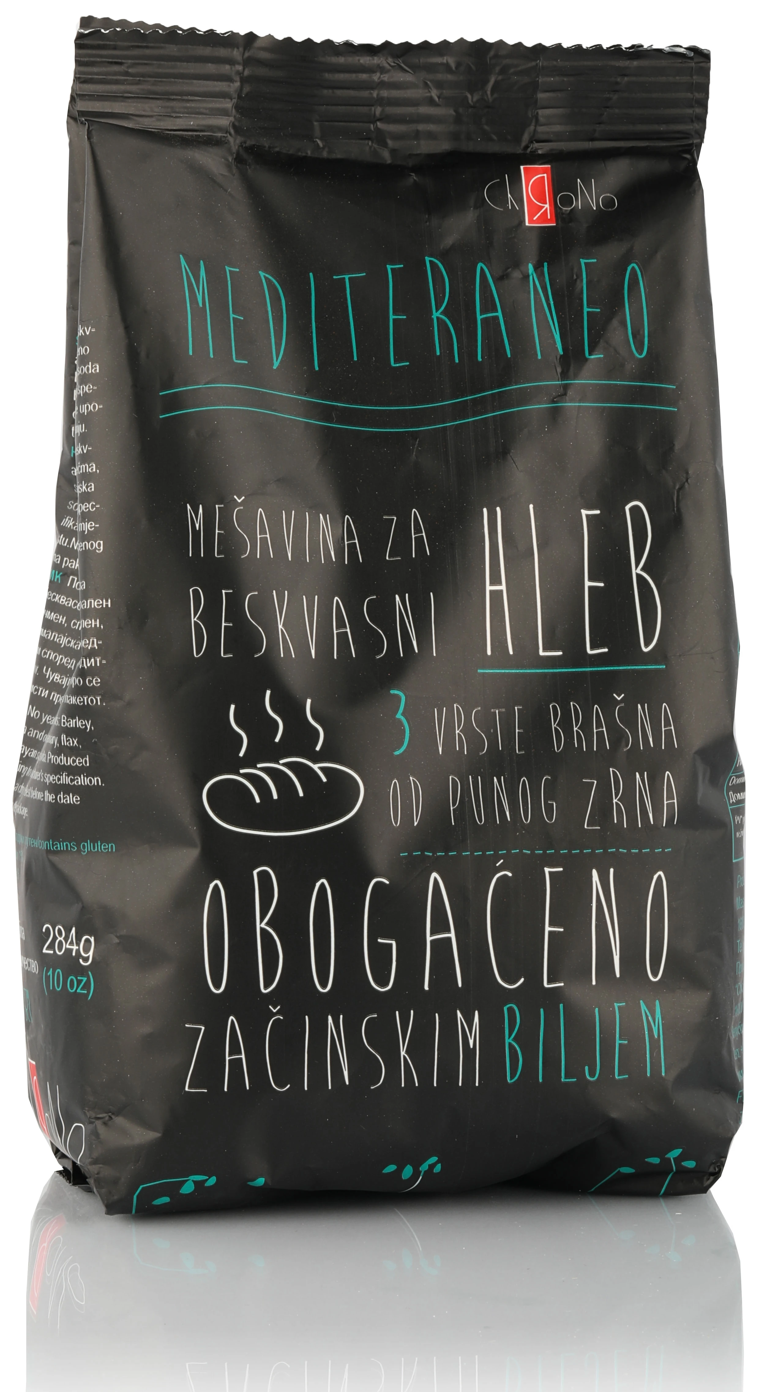 Mešavina za beskvasni hleb Mediteraneo 284 g