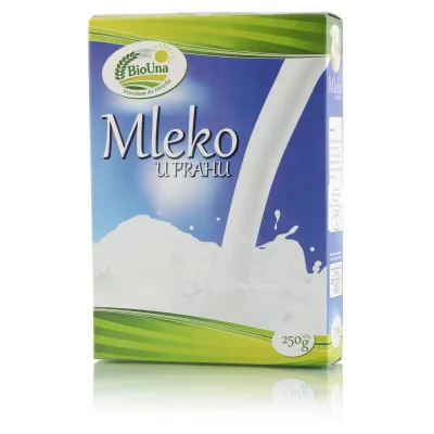 Mleko u prahu 250 g Bio Una