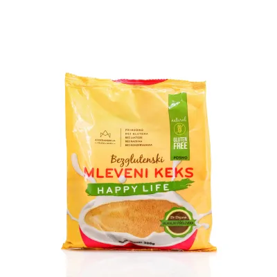 Mleveni keks Happy Life (sert. bez glutena) 300 g Aleksandrija