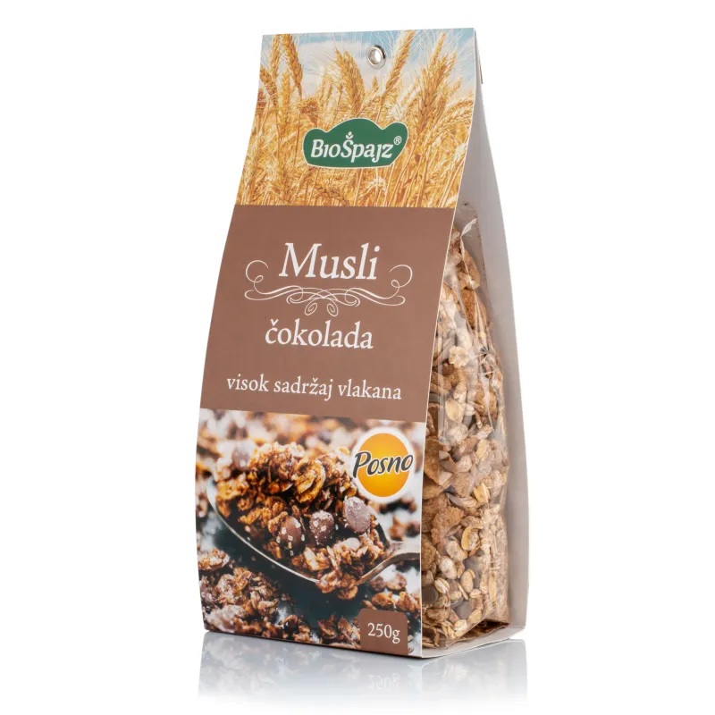 Musli čokolada 250 g Bio Špajz