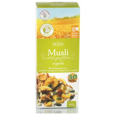 Musli (organski proizvod) 400 g Bio Špajz