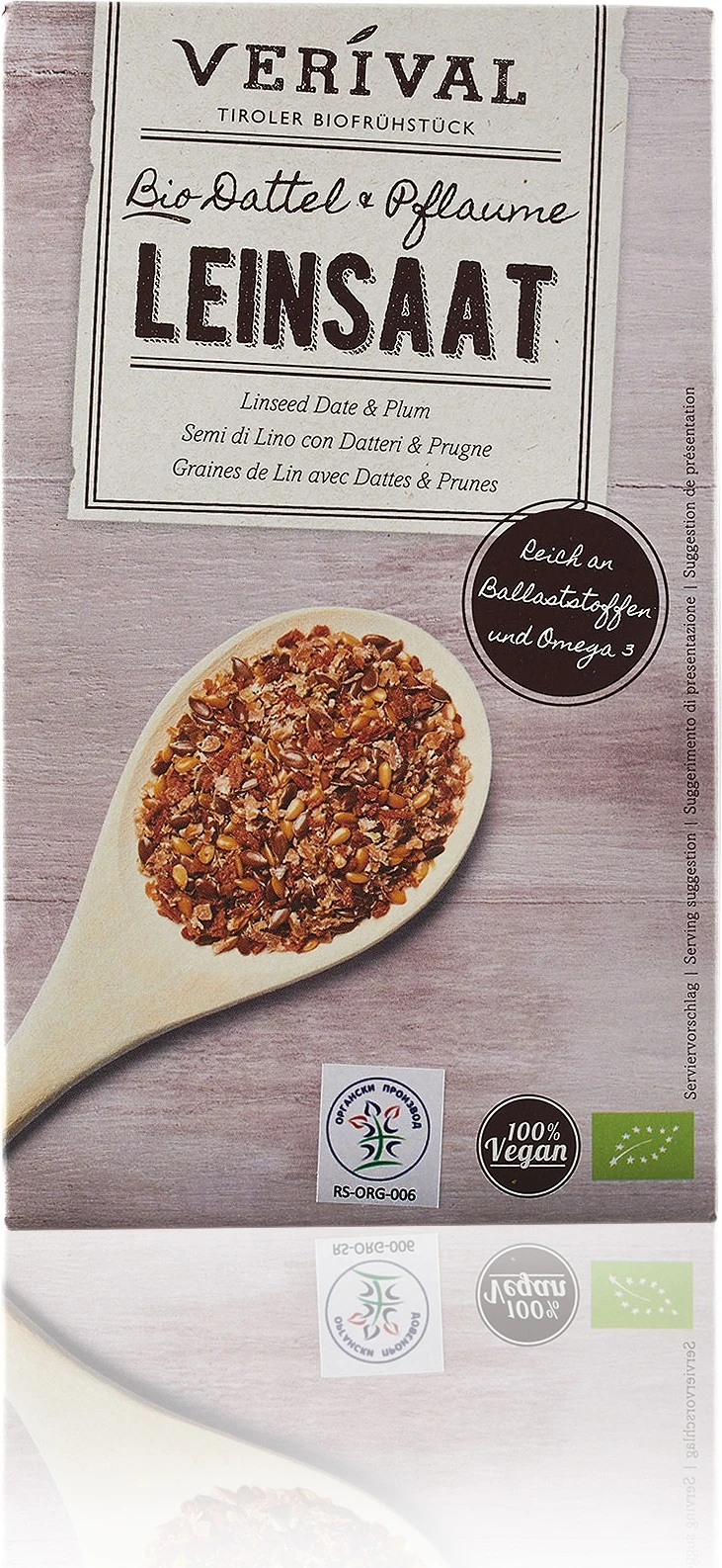 Musli sa lanenim semenom i sušenim voćem (organski proizvod) 200 g