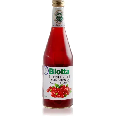 Mutni sok od divljih brusnica (organski proizvod) 500 ml Biotta