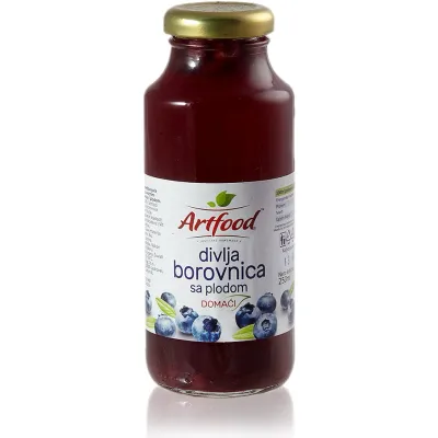 Napitak od divlje borovnice sa plodom 250 ml Artfood