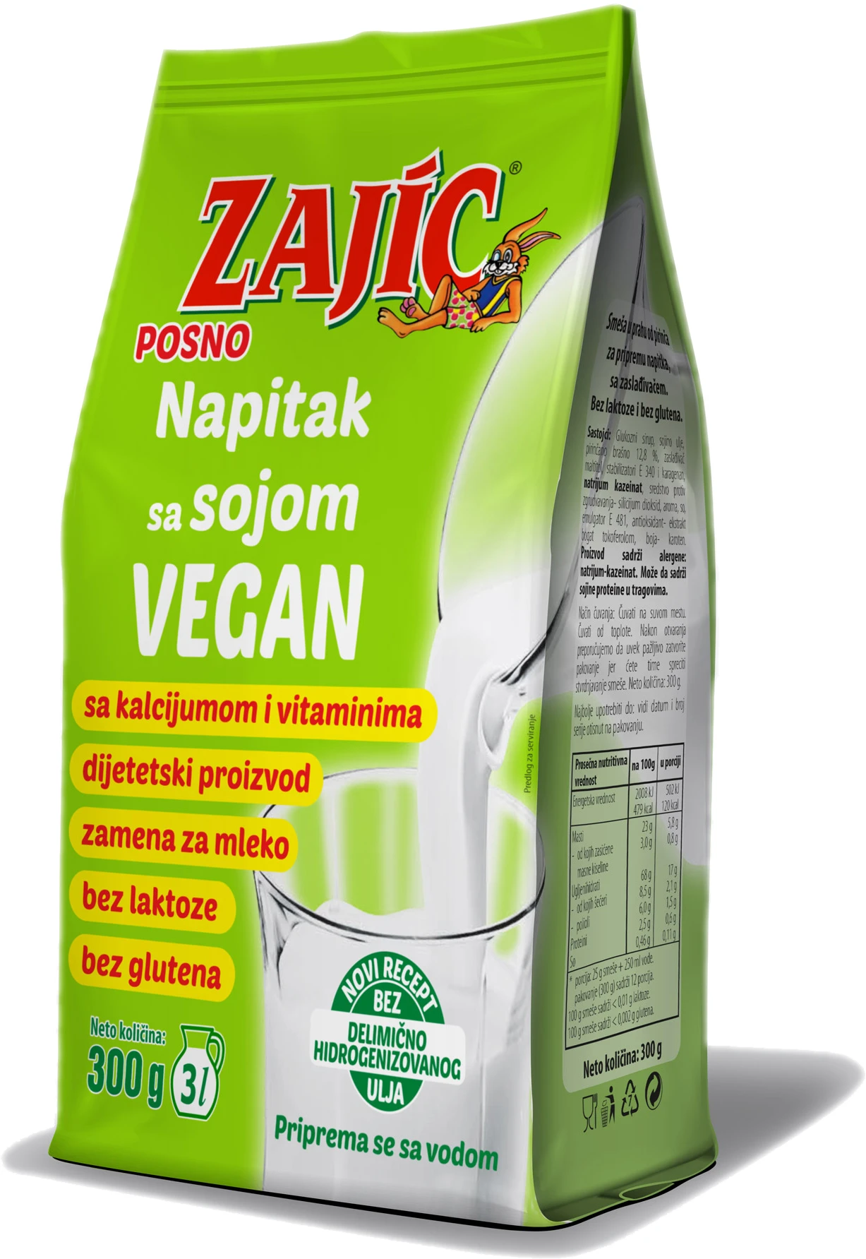 Napitak od soje Vegan - u prahu 300 g Zajic
