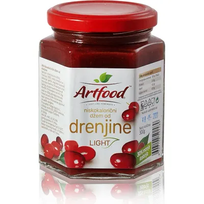 Niskokalorični džem od drenjina light 300 g Artfood