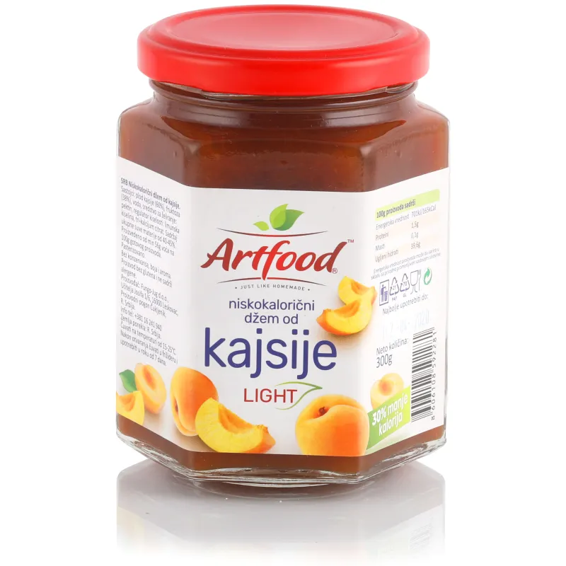 Niskokalorični džem od kajsija light 300 g Artfood