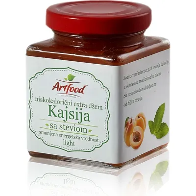 Niskokalorični džem od kajsija sa stevijom light 220 g Artfood