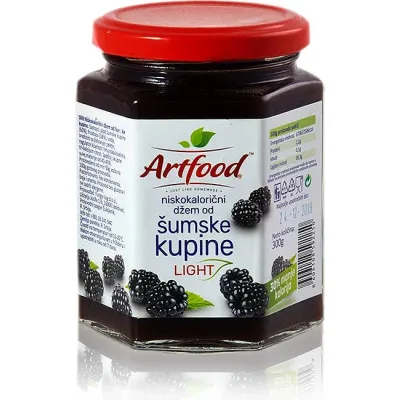 Niskokalorični džem od kupina light 300 g Artfood