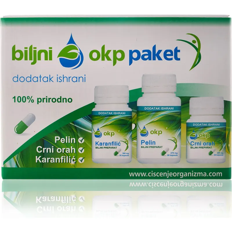 OKP - paket za čišćenje organizma 105 kapsula Anaf