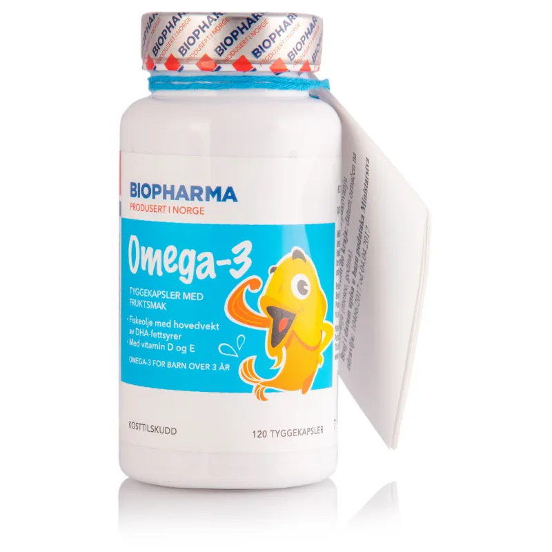 Omega-3 norveške kapsule za decu 120 kom. Biopharma