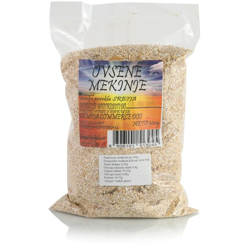 Ovsene mekinje 500 g Hemija commerce