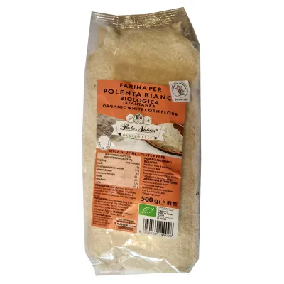 Palenta bela (sert. bez glutena) (organski proizvod) 500 g Pasta Natura
