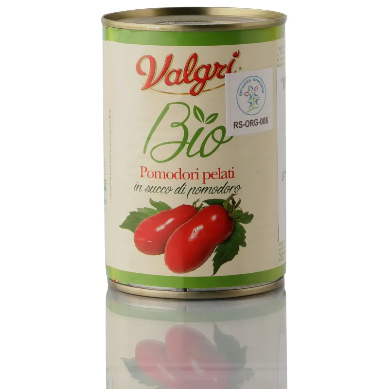 Paradajz pelat celi (organski proizvod) 400 g Coppola enterprice's