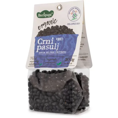 Pasulj crni (organski proizvod) 200 g Bio Špajz