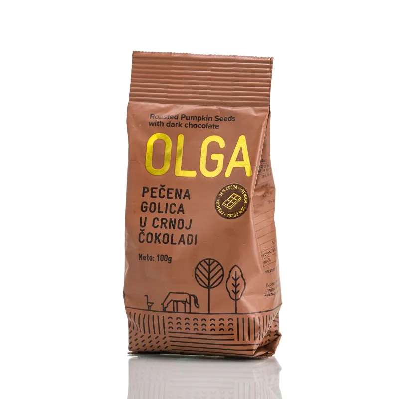 Pečena golica u crnoj čokoladi 100 g Olga