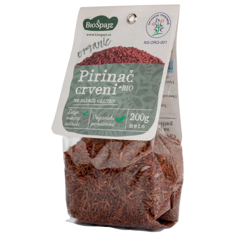 Pirinač crveni (organski proizvod) 200 g Bio Špajz