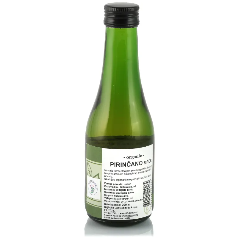 Pirinčano sirće (organski proizvod) 200 ml Mitoku