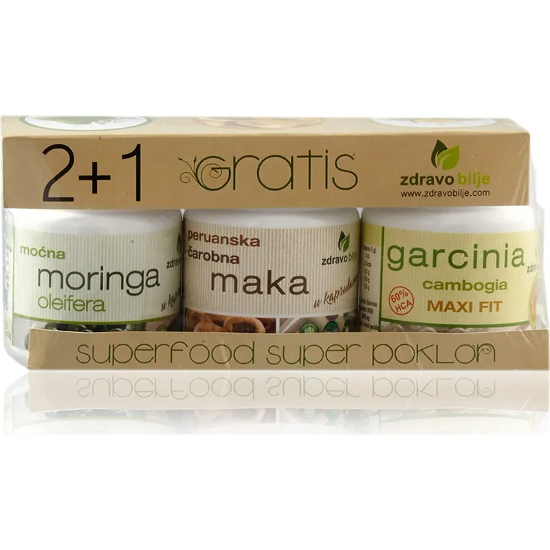 Poklon paket - maka garcinija moringa 45 g