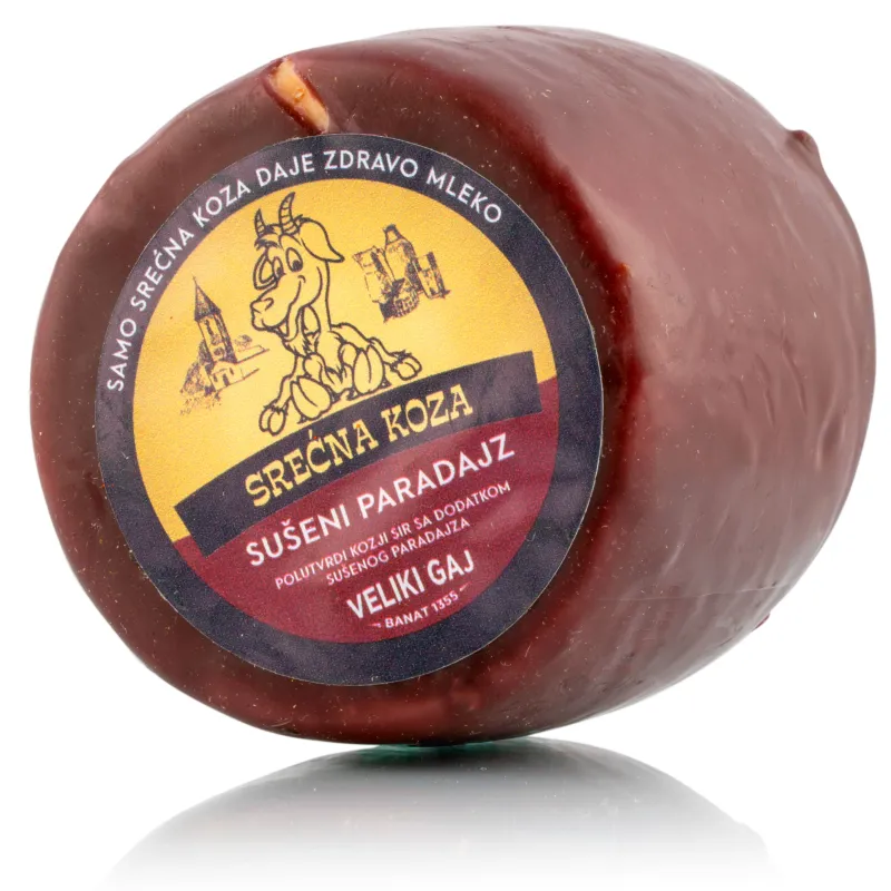 Polutvrdi kozji sir sa sušenim paradajzom Srećna koza