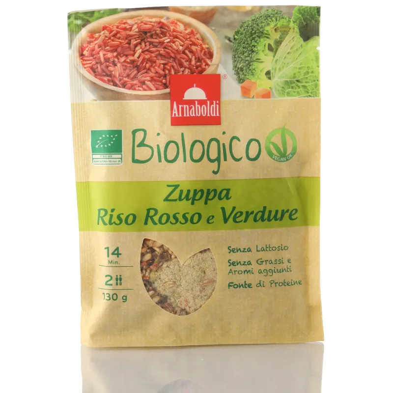 Potaž sa crvenim pirinčem i povrćem (organski proizvod) 130 g