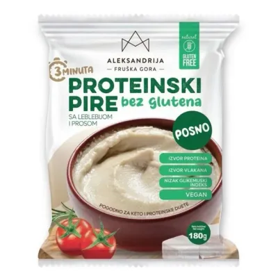 Proteinski pire sa leblebijom i prosom (sert. bez glutena) 180 g 