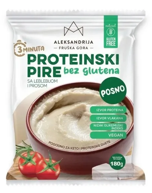 Proteinski pire sa leblebijom i prosom (sert. bez glutena) 180 g 