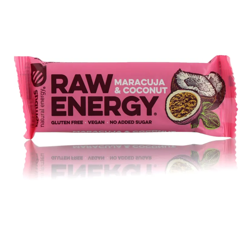Raw energy marakuja i kokos - desert na bazi sušene urme (sert. bez glutena) 50 g Bombus