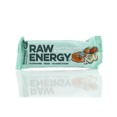 Raw Energy slana karamela i kikiriki 50 g Bombus