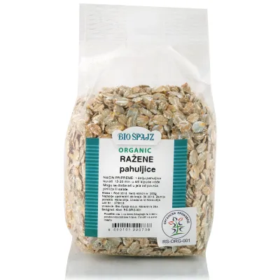 Ražene pahuljice (organski proizvod) 200 g Bio Špajz