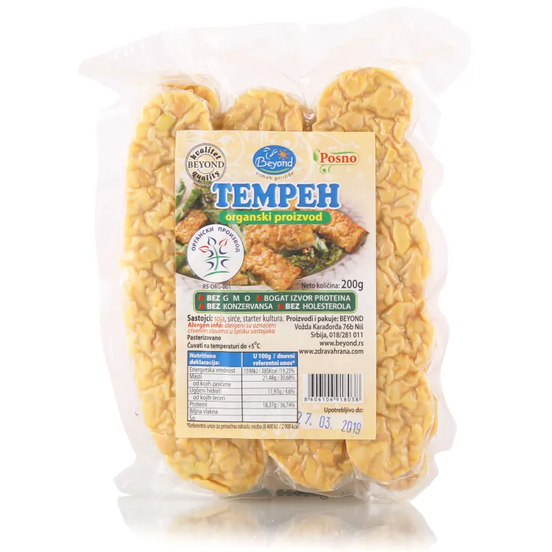 Sirovi tempeh (organski proizvod) 200 g Beyond